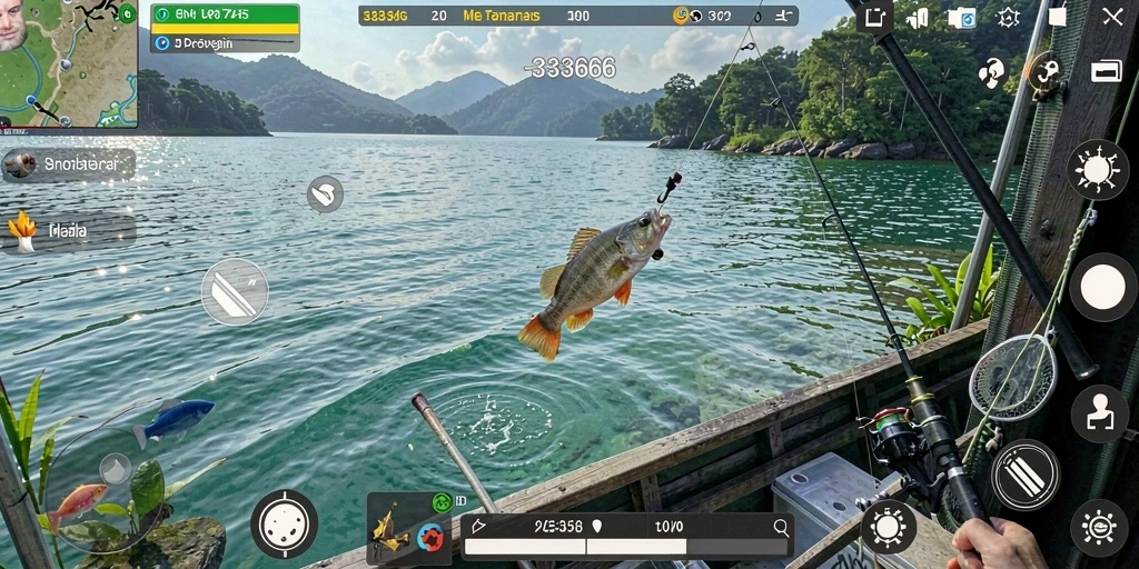 Tangkapan besar dalam permainan Fishing yang menantang.