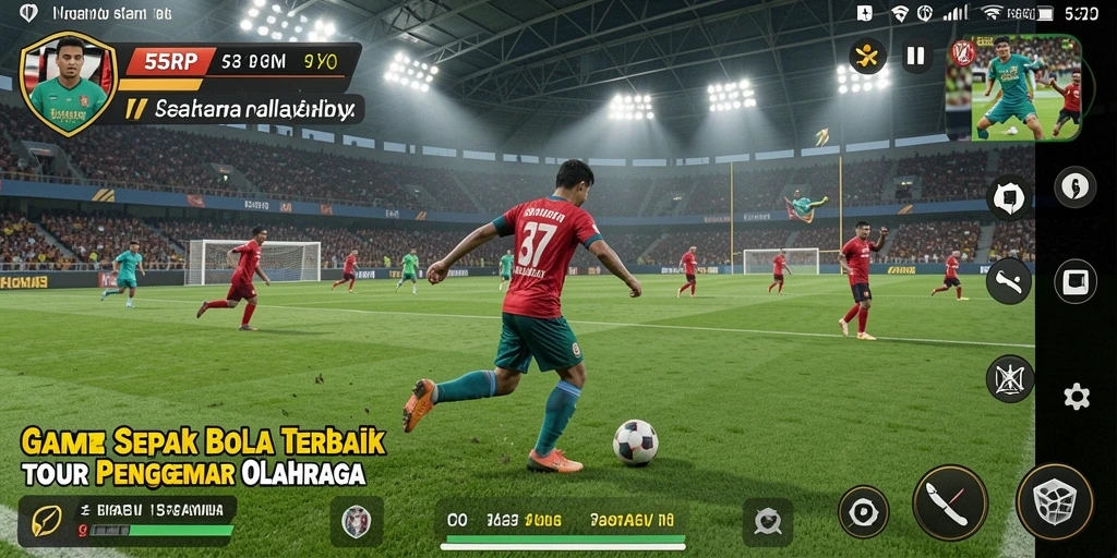 Menampilkan gameplay sepak bola yang seru dan menarik di 55RP.