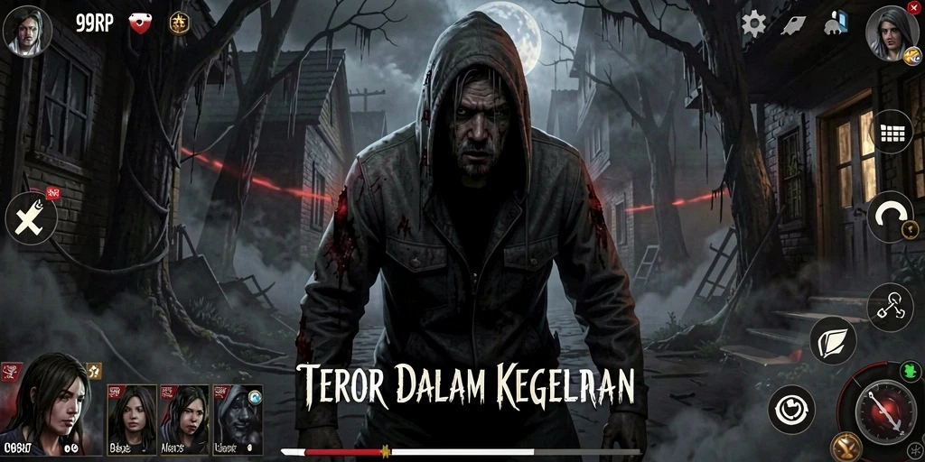 Gameplay menakutkan dengan atmosfer yang mencekam.