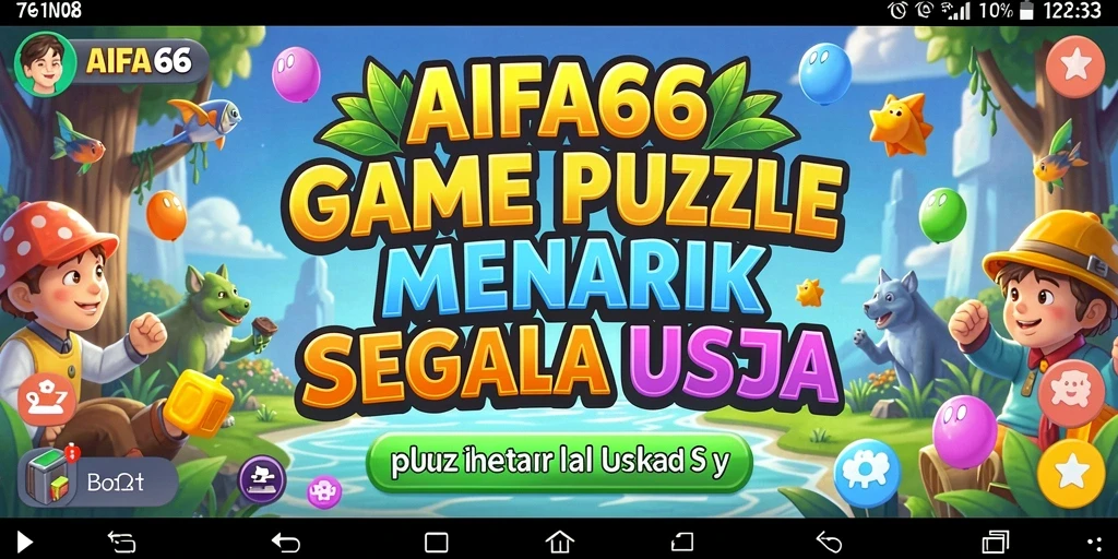 Tampilan gameplay menarik dalam AIFA66 dengan puzzle yang menantang.