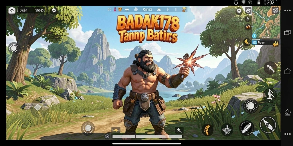 Tampilan screenshot utama BADAK178 menampilkan eksplorasi dunia terbuka yang menakjubkan.