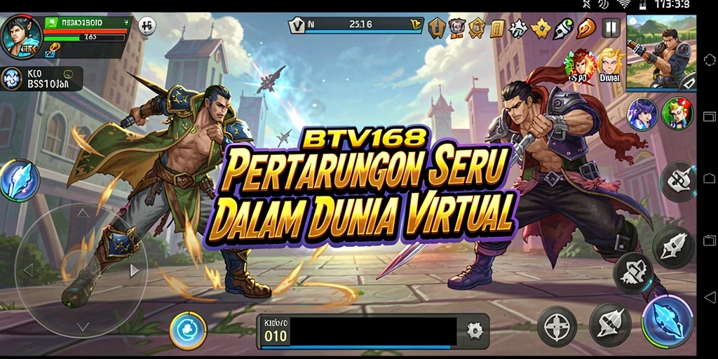 Screenshot gameplay <strong>BTV168</strong> menunjukkan aksi pertarungan yang epik.