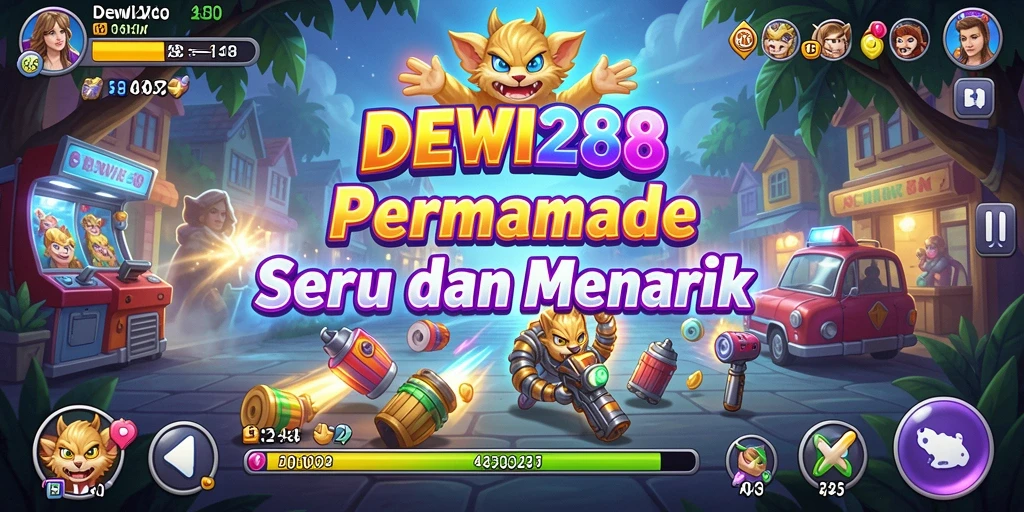 Tampilan gameplay seru DEWI288 yang menantang dan mengasyikkan.