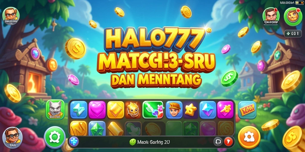 Gameplay seru HALO777 dengan grafis yang cerah dan menarik.