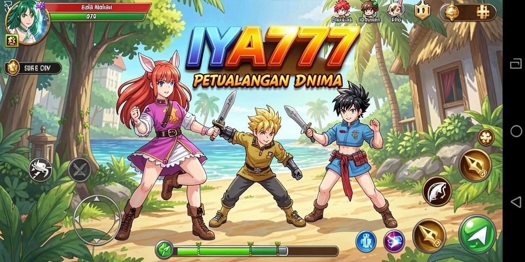 Tampilan menarik gameplay Anime IYA777.