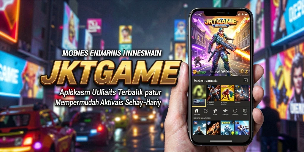 Tampilan antarmuka JKTGAME yang intuitif dan mudah dipahami.