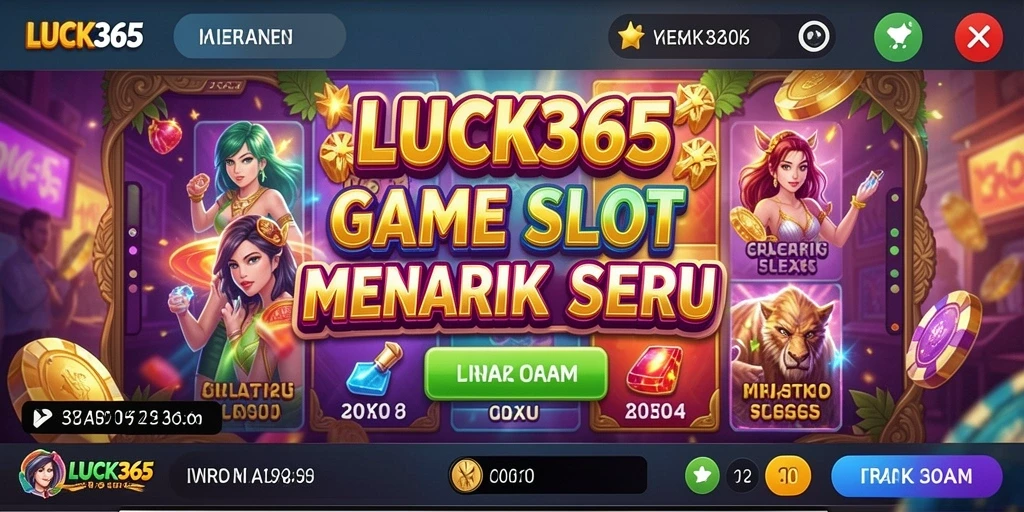 Tampilan gameplay LUCK365 yang menampilkan berbagai fitur Slot yang menarik.