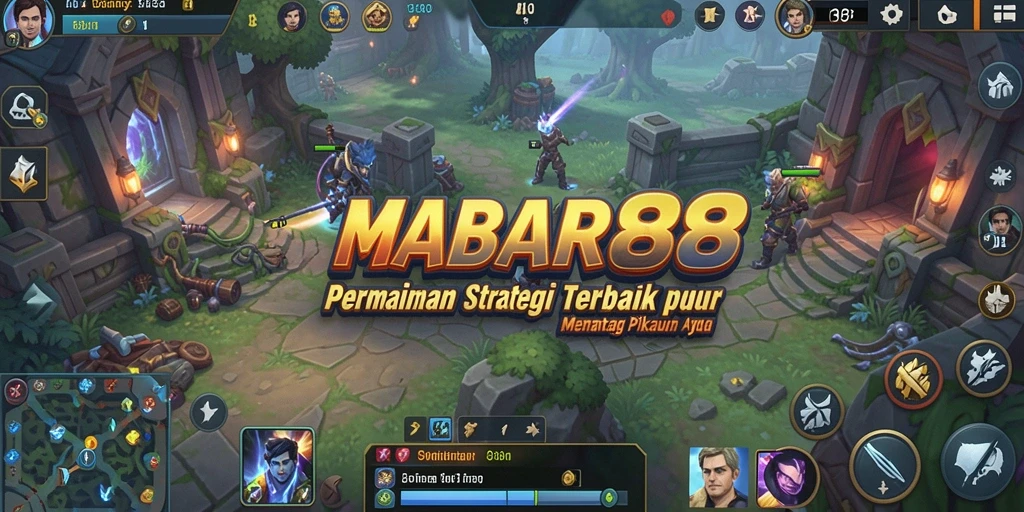 Tangkapan layar MABAR88 menampilkan intensitas gameplay strategi.