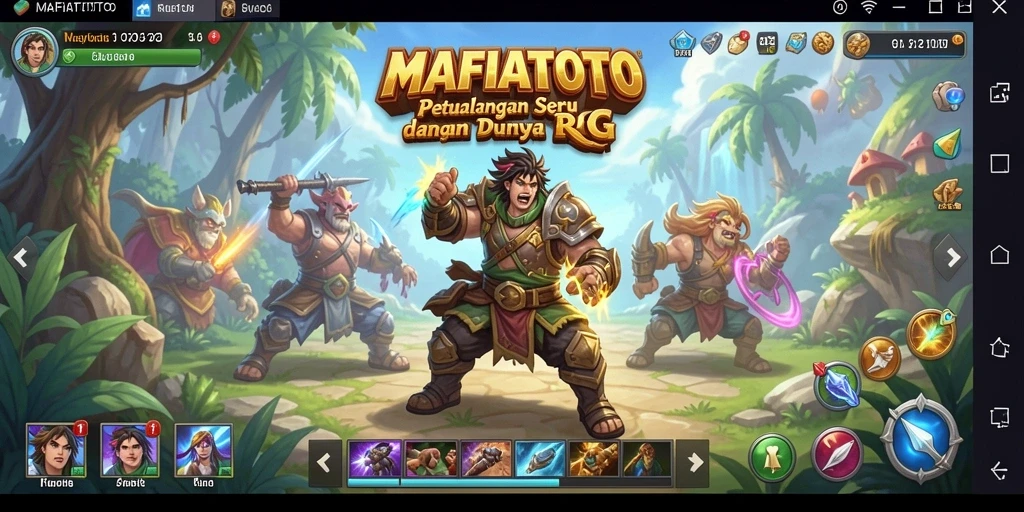 Tampilan aksi seru dalam gameplay MAFIATOTO yang penuh petualangan.