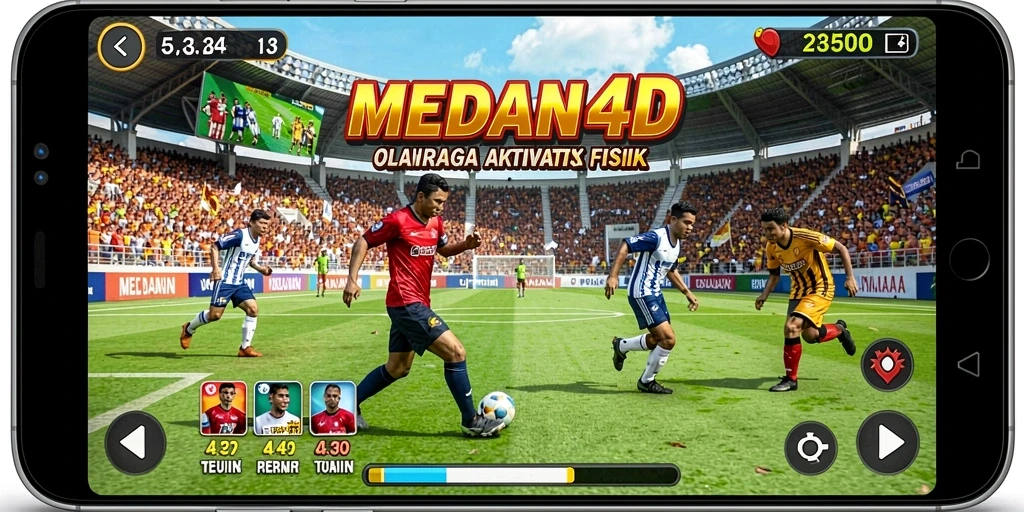 Tangkapan layar gameplay MEDAN4D menunjukkan aksi seru dalam olahraga.