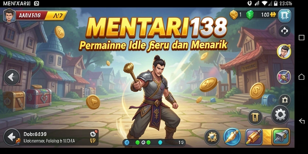 Screenshot gameplay MENTARI138 yang menunjukkan suasana Idle yang menarik.