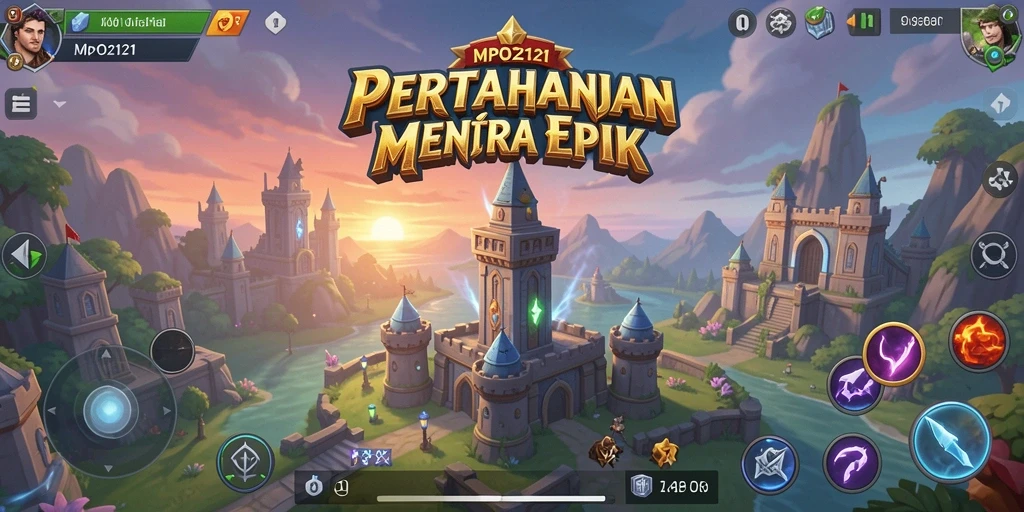 Gameplay seru dengan strategi menara yang menantang.