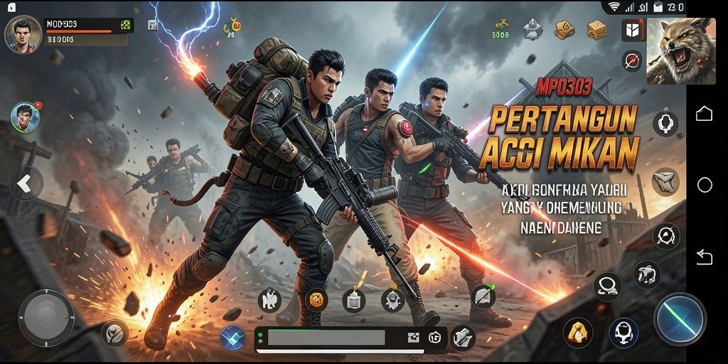 Tangkapan layar MPO303 dengan aksi pertarungan yang intens.