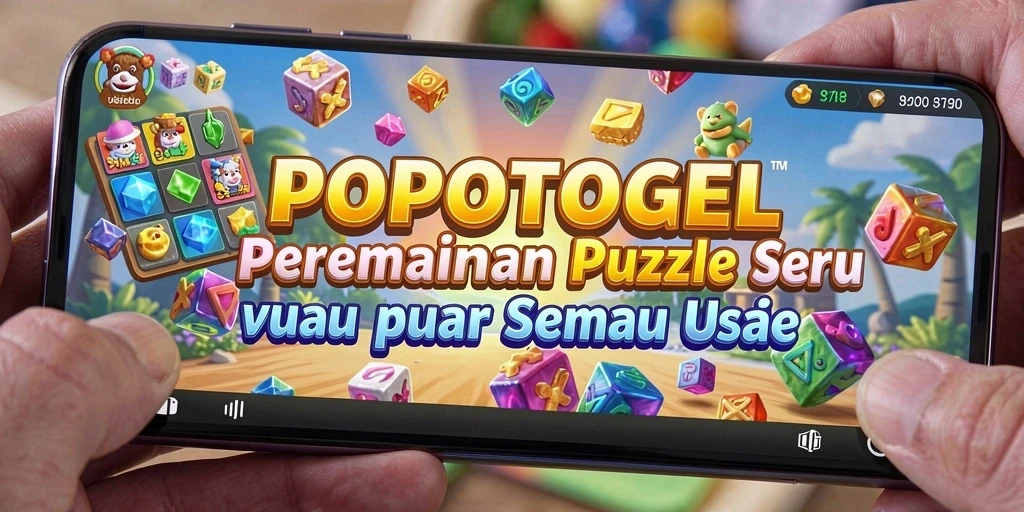 Tampilan gameplay seru dari POPOTOGEL yang menantang otak.