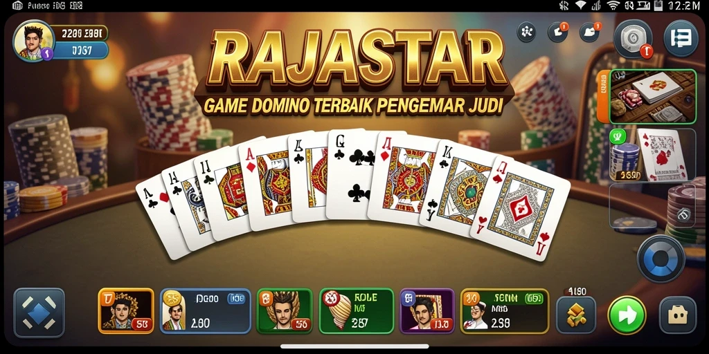Screenshot gameplay menarik RAJASTAR yang menunjukkan interaksi pemain.