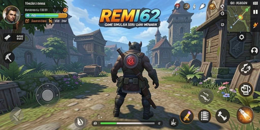 Tampilan gameplay <strong>REMI62</strong> yang menarik dan interaktif.