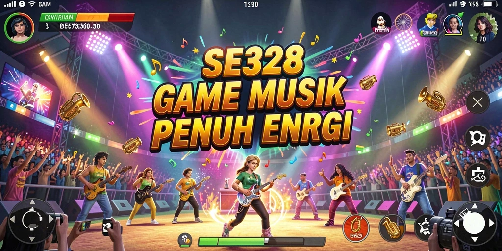 Tampilan gameplay interaktif SE328 yang menyenangkan dan penuh warna.