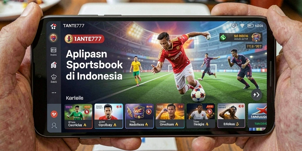 Screenshot TANTE777 menampilkan antarmuka taruhan olahraga yang menarik.