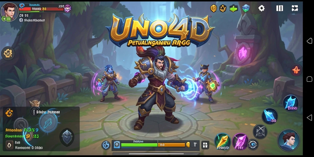 Tampilan gameplay menakjubkan dari <strong>UNO4D</strong> dengan aksi pertempuran yang mendebarkan.