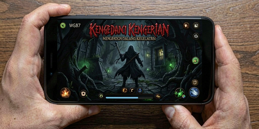 Gameplay menegangkan di dunia Horror yang gelap.